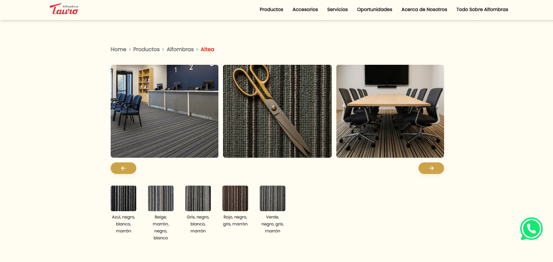 Alfombras Tauro horizontal image